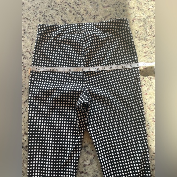 Jules & Leopold Black and White Patterned Straight Leg stretch hot Pants Sz M - Picture 9 of 9